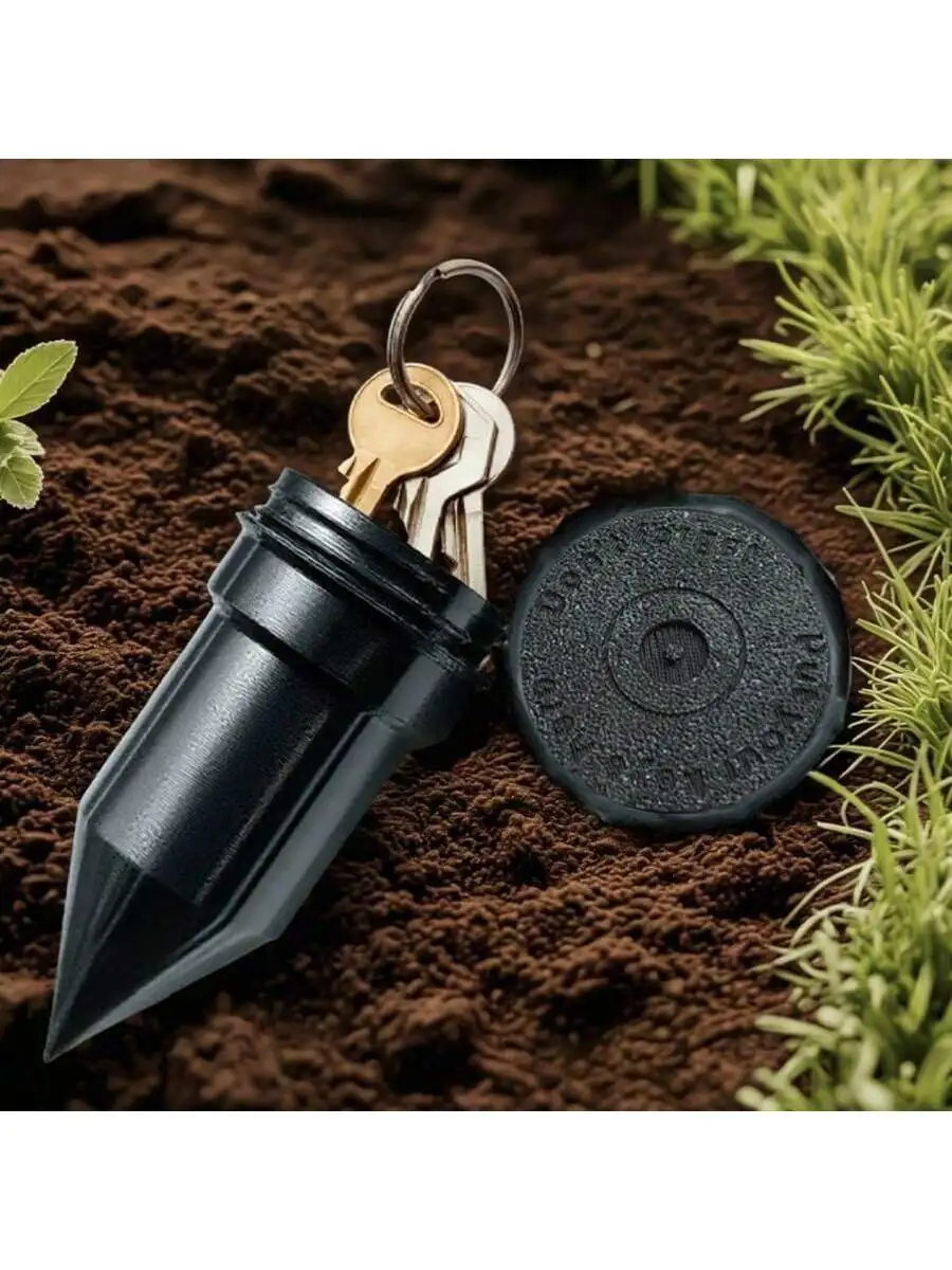 Realistic Key Hider Sprinkler, Outdoor Garden Yard Lawn Waterproof Key Box, Easy To Insert Into Garden Lawn Underground