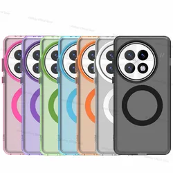 For OnePlus 13 Case Magsafe Wireless Charging Cover For OnePlus 13 5G Case Funda Shockproof Matte TPU Phone Cover For OnePlus 13