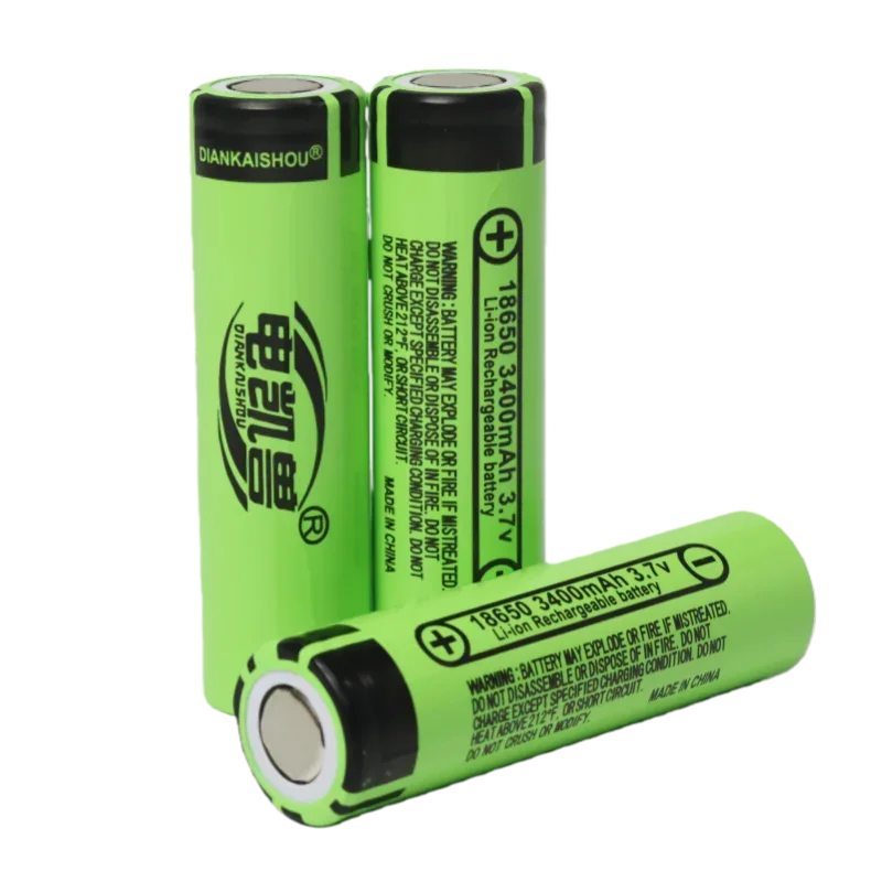 18650 3400mAh 4-400pcs جديد DIANKAISHOU بطارية قابلة للشحن 3.7 فولت 3C تفريغ بطاريات عالية الطاقة للأجهزة عالية الطاقة #4