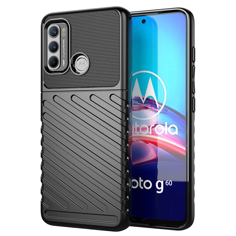 Shockproof Case For Motorola Moto G60 Cover For Moto G60 Case Bumper Rubber Phone Case For Moto G100 G50 G30 G20 G9 E7 Power