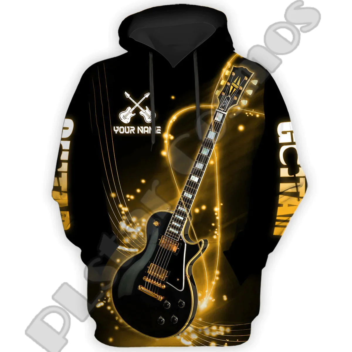 

NewFashion Custom Name Music Electronic Guitar Colorful Polyester Retro Tracksuit 3DPrint Harajuku Casual Funny Hoodies Jacket 2