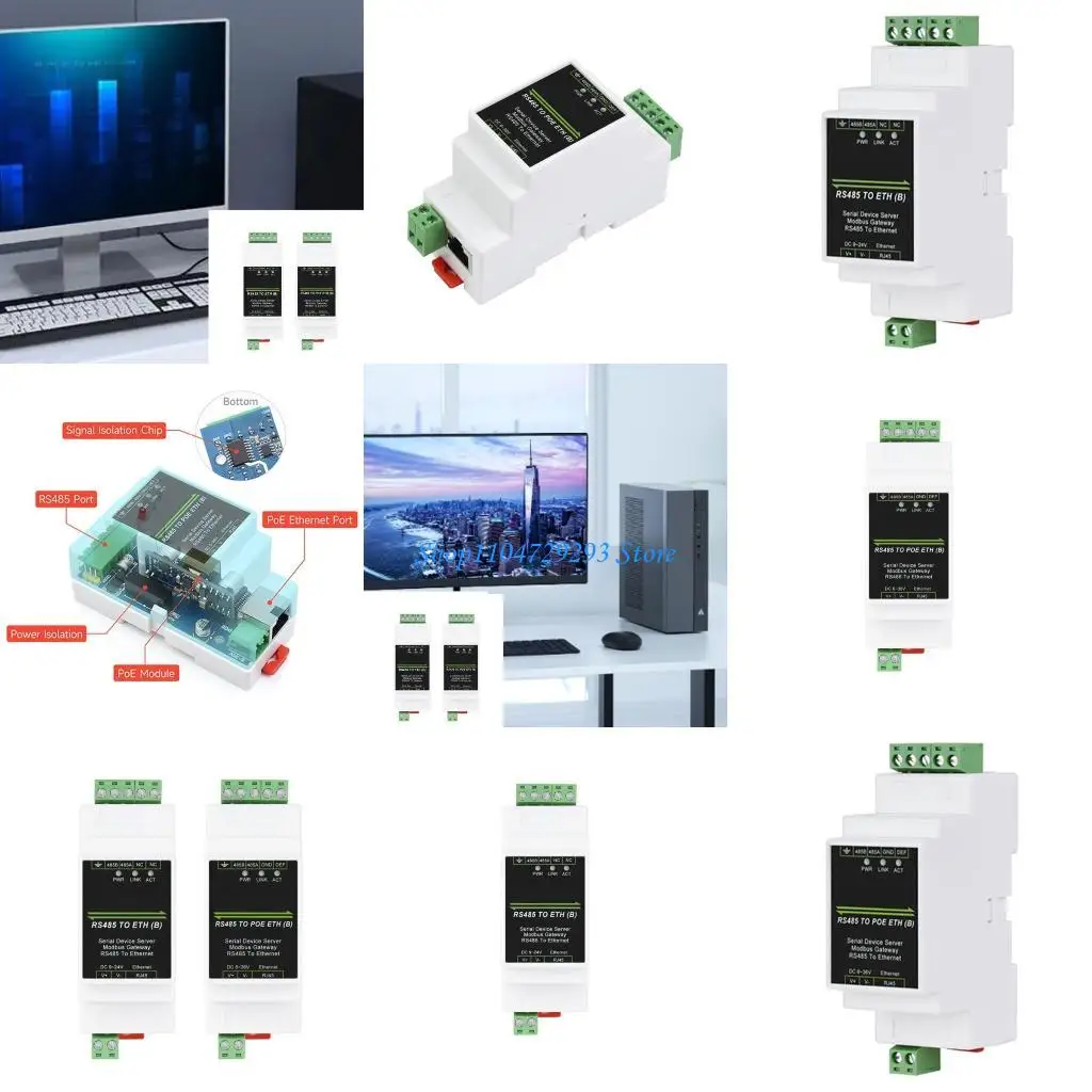 

Y2GD надежный RS485 к модуль Ethernet RJ45 для передачи данных TCPIP в сериал