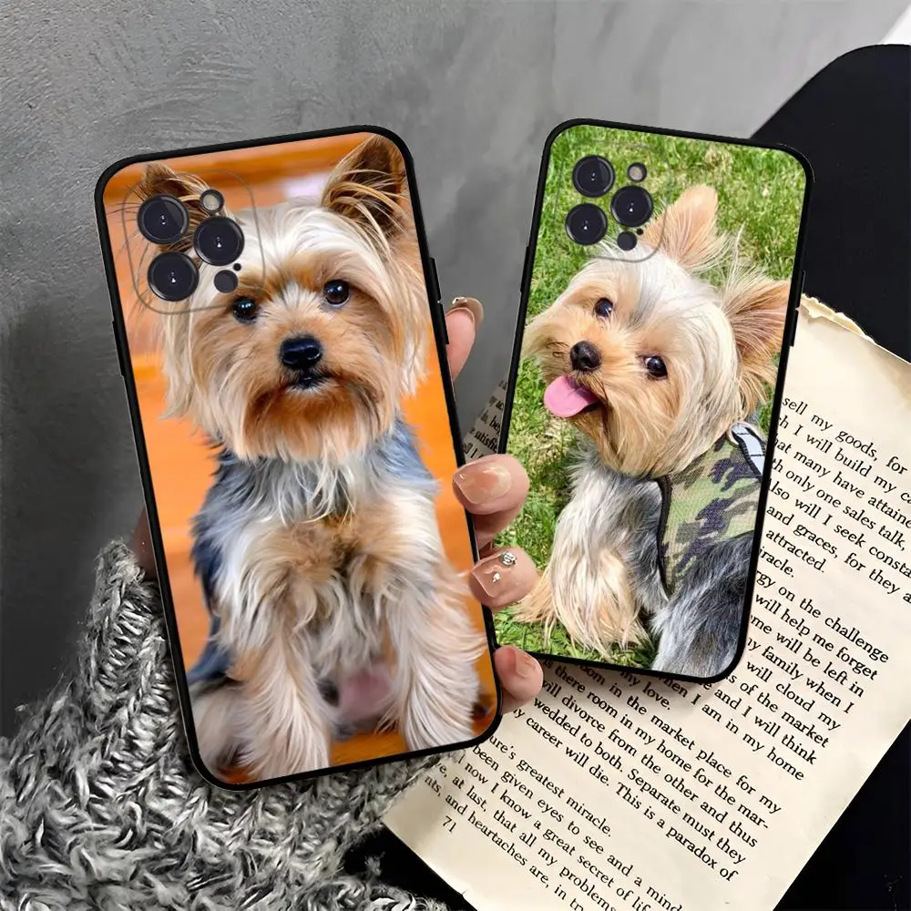 York Shire Terrier Dog Phone Case For IPhone 15 14 13 12 Mini 11 Pro XS Max X XR SE 6 7 8 Plus Soft Silicone Cover