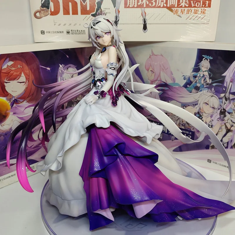 

Apex Mihoyo Honkai Impact 3rd Киана·Версия Midnight Invite Коллекционная фигурка 1/7 масштаба, 24,5 см, игровая атрибутика, настольное украшение