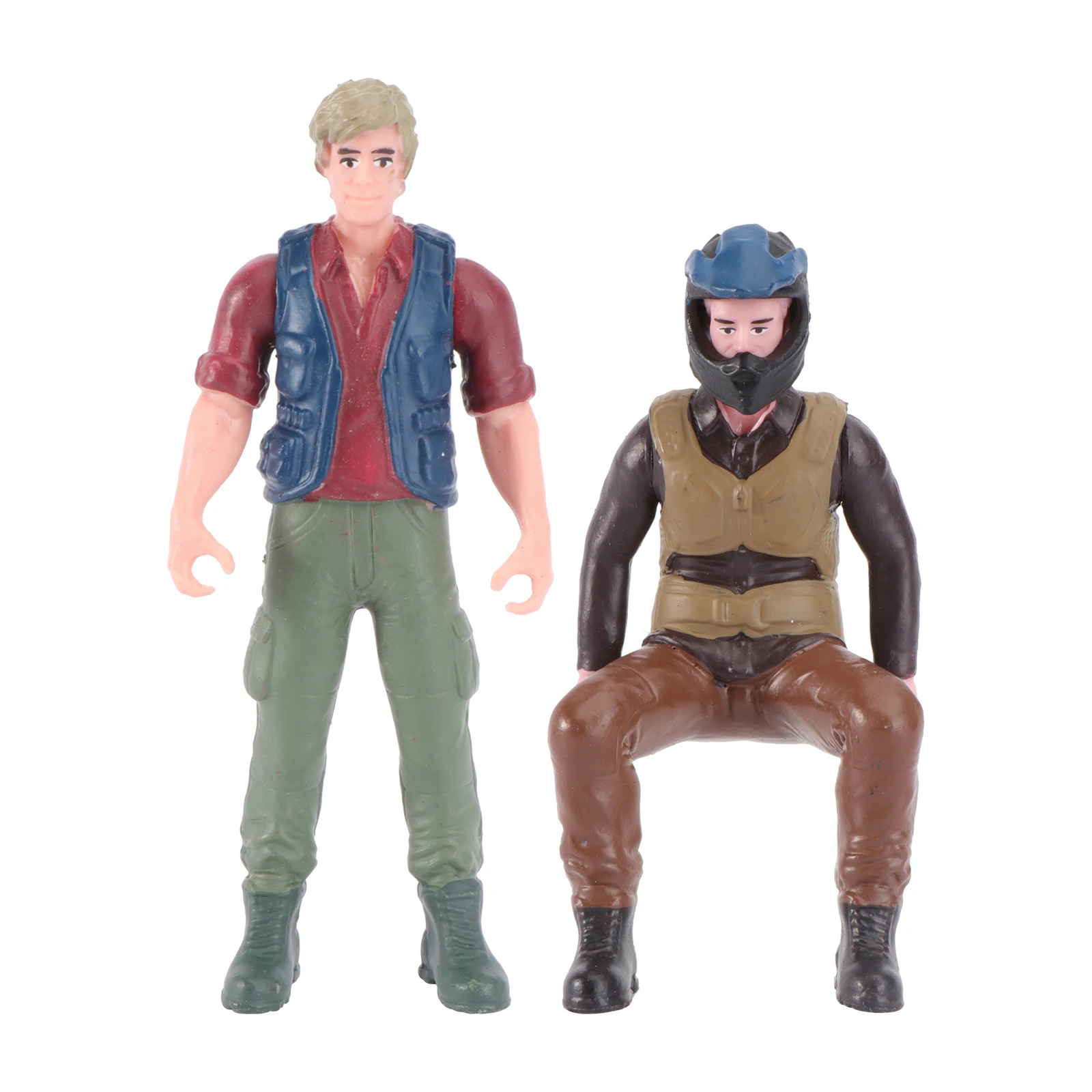 

2 Pcs Driver Character PVC Toy Lightweight Puzzle Educational Model Desk Ornaments Waterproof Decorations