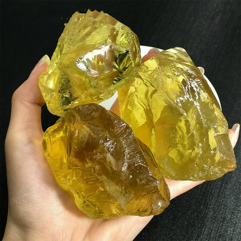 Natural Raw Crystal Citrine Rough Stones Minerals Stones Energy Healing