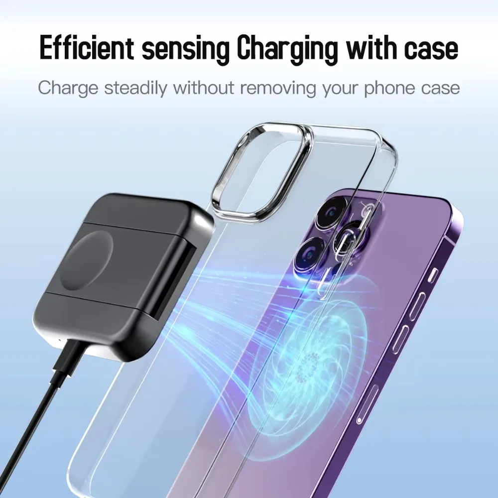 شاحن لاسلكي 2 في 1 مغناطيسي قابل للطي لهاتف Magsafe iPhone 12-16 Samsung Xiaomi Apple Watch 9-2 Airpods شحن سريع #3