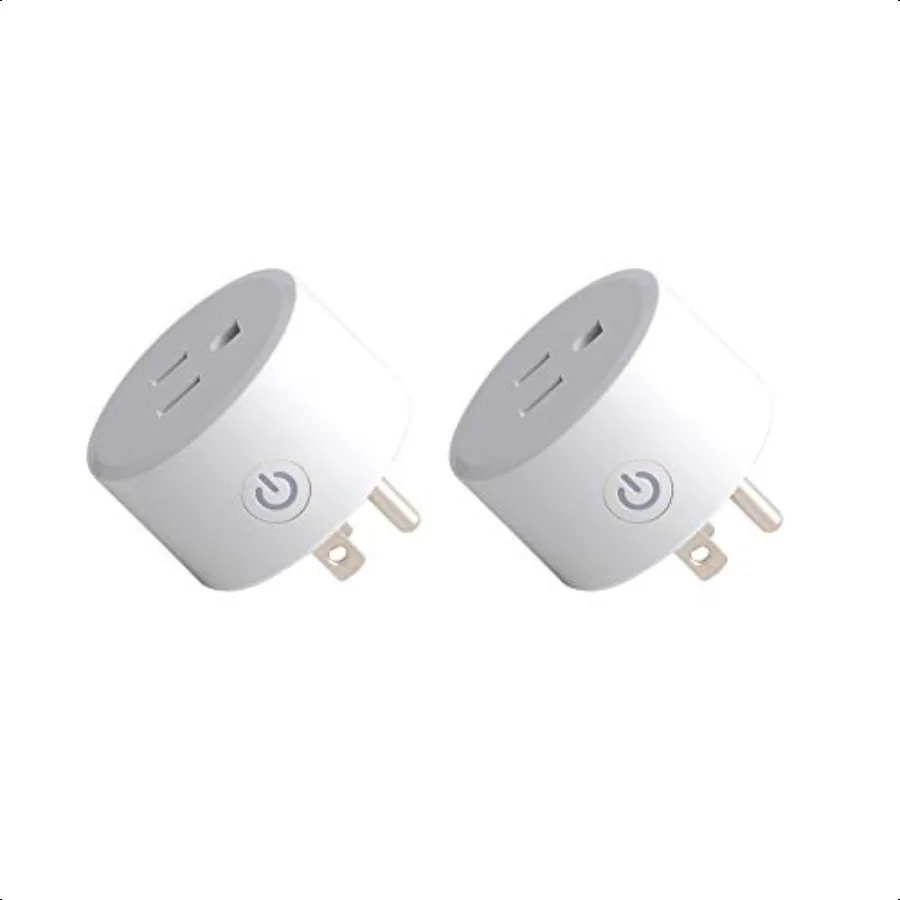 

2pcs Zigbee Smart Plug Remote Control Outlet Adapter Switch Compatible with Alexa Echo 4th gen Echo Plus (2nd) Google Home Smar