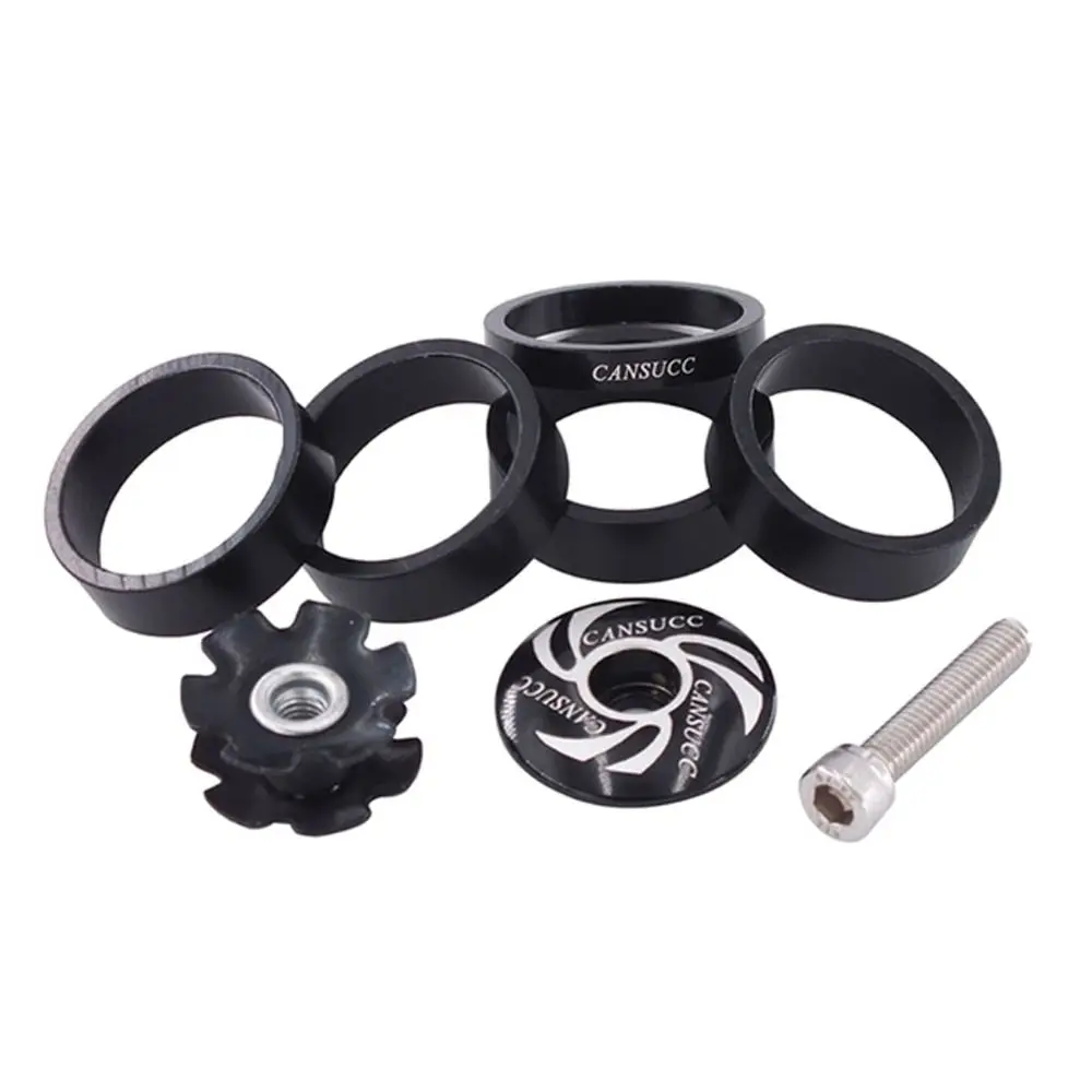 Espaciadores de vástago, junta de anillo elevador de auriculares, horquilla de bicicleta, arandela de auriculares, juego de juntas de anillo de vástago espaciador de auriculares