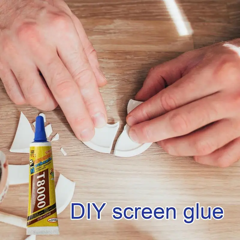 공예품용 접착제, 휴대용 투명 펜던트 접착제, 세라믹 수리 접착제, 초강력 액체 접착제, 다기능, 15ml