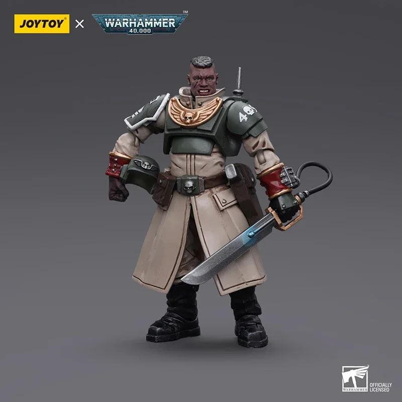 متوفر في المخزون JOYTOY 1/18 عمل الشكل Warhammer 40K أسترا ميليتاروم كاديان قيادة فرقة فريق السلطة أنيمي نموذج جمع لعبة هدية