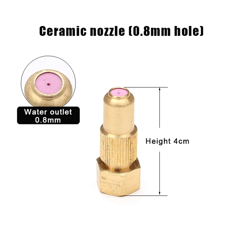 Agricultural Irrigation Nozzle 16*41*8MM Adjustable Pottery Nozzle High Quality Pottery Adjustable Spray Effortless Installation