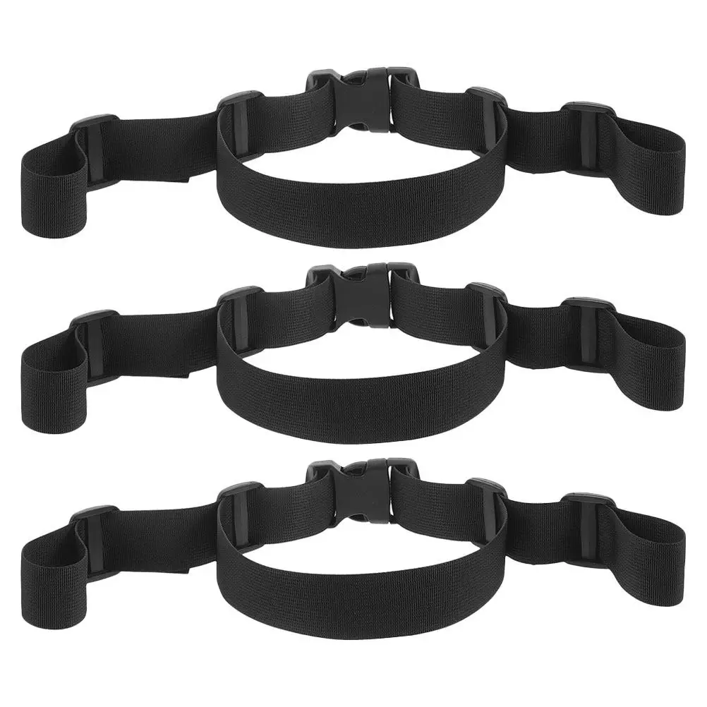 

Комплект из 3 универсальных ремней безопасности для детского стульчика, многоразовые регулируемые ремни для коляски и тележки, для малышей