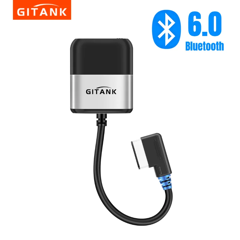 GITANK Bluetooth 6.0 Car Kit for Mercedes-Benz,Media Music Interface Wireless Adator,Compatible with iPhone Android Smartphones
