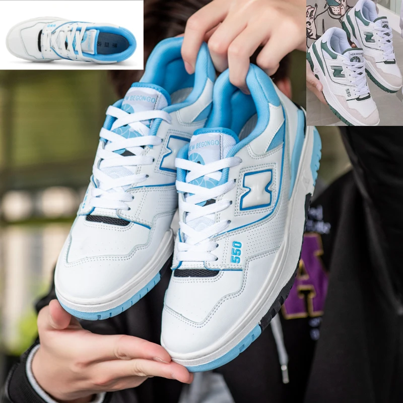 New NB series sneakers, board shoes, casual women's shoes, men's shoes, tide small white shoes 550