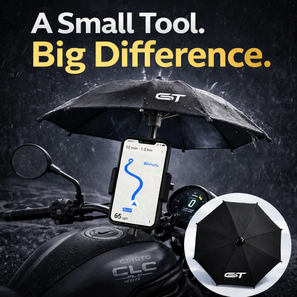 

For SUZUKI GSX-S1000GT Motorcycle Phone Umbrella Holder Waterproof Sunshade Anti Glare Rainproof Handlebar GPS Mount