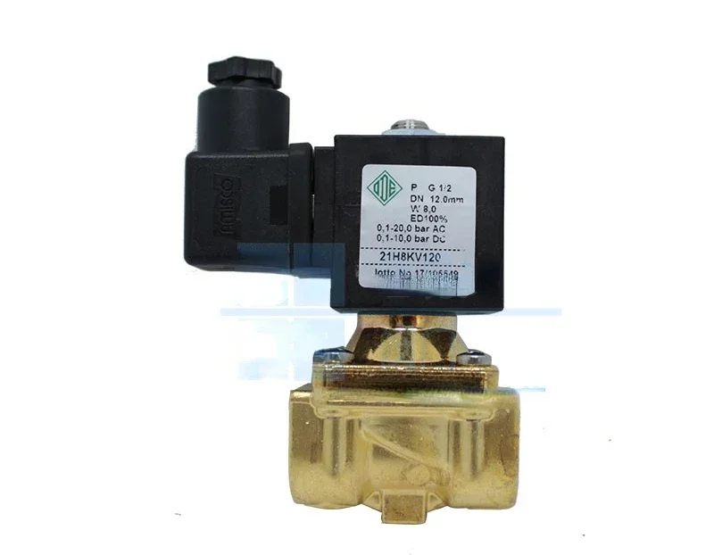 Normally closed solenoid valve 2-way 21H8KV120 21H8KB120 pilot type 4-way DN15 inlet