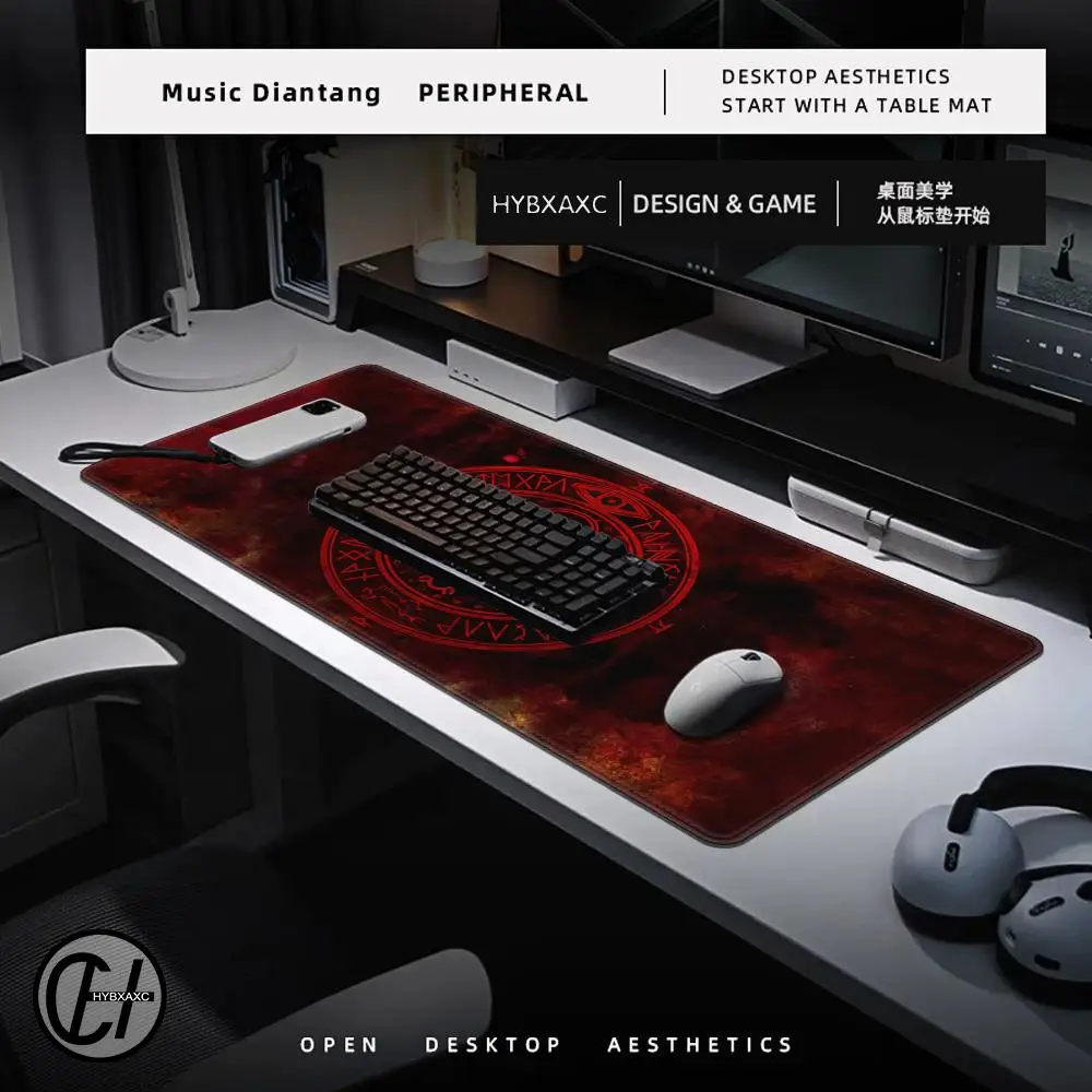 S_silent Hill 2 Mouse Pad Tapete de chão Mousepad Grande Computação de jogos Gamer PC Teclado Mouses Tapete XXL 1200x600mm mouse pad