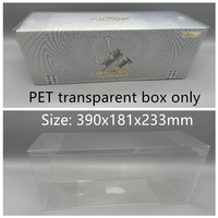 Dustproof Clear Storage Box for Mewtwo VSTAR Battle Set/Charizard VSTAR Collection Card Display Plastic Protector Case for PTC