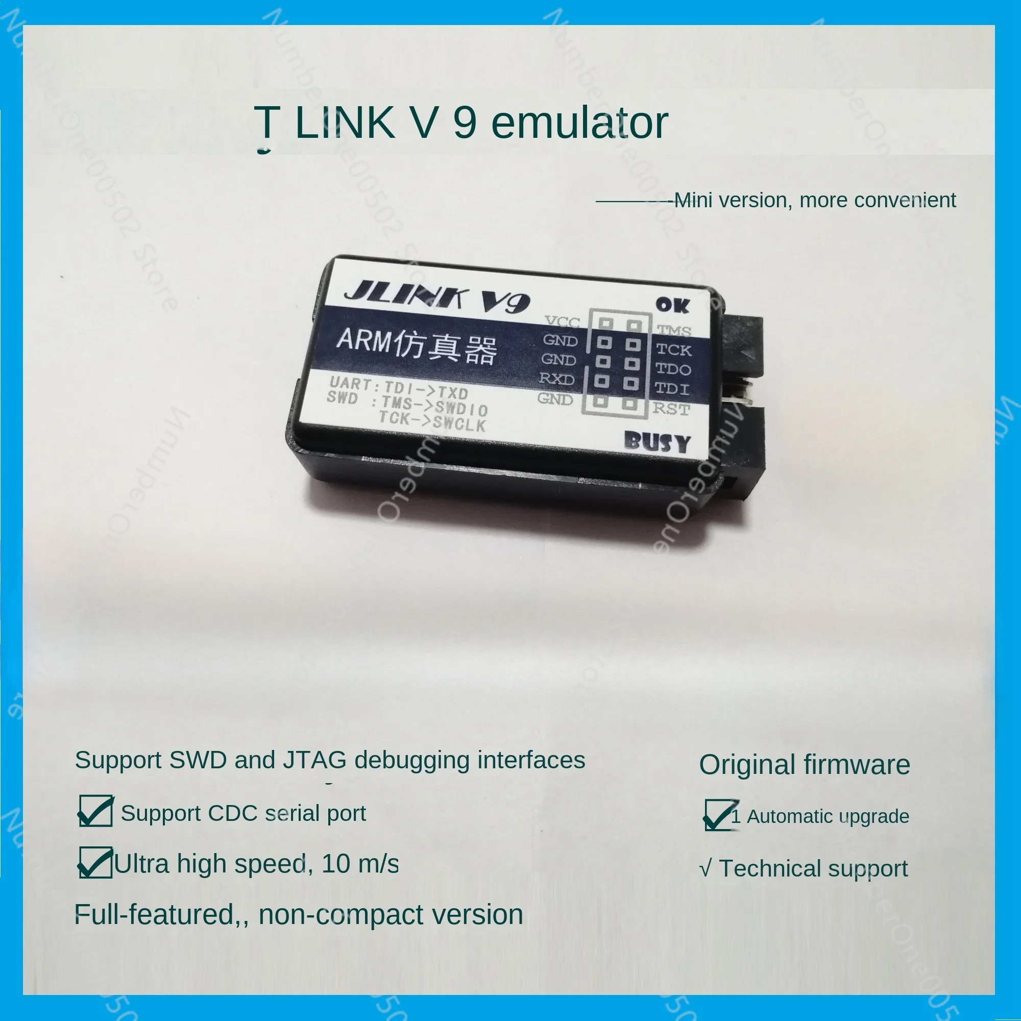 

JLink V9 (MINI) ручной симулятор