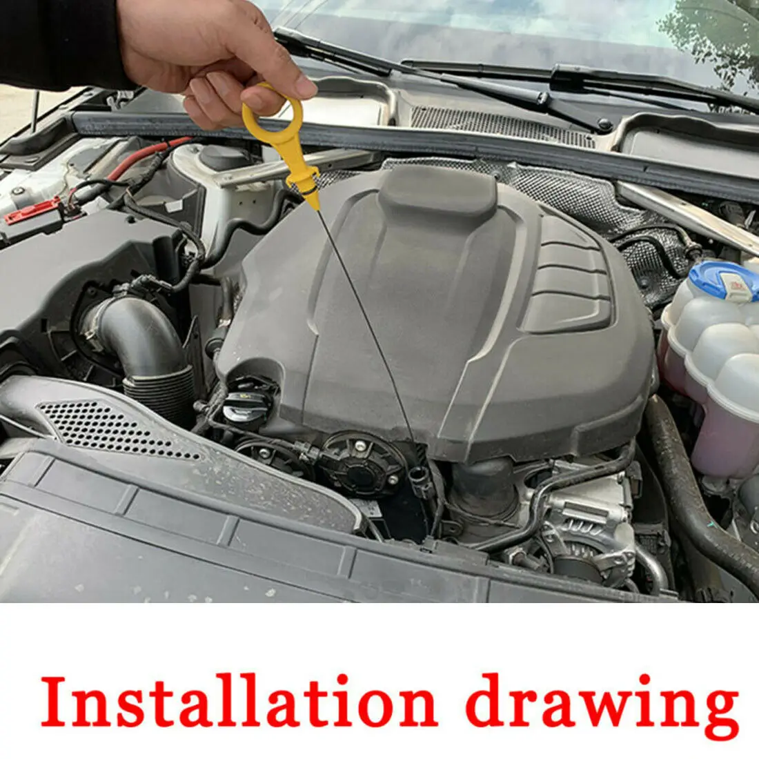 06H115611E Engine Oil Dipstick Fit For Audi A4 Quattro A5 Quattro 2.0T 2009-2017
