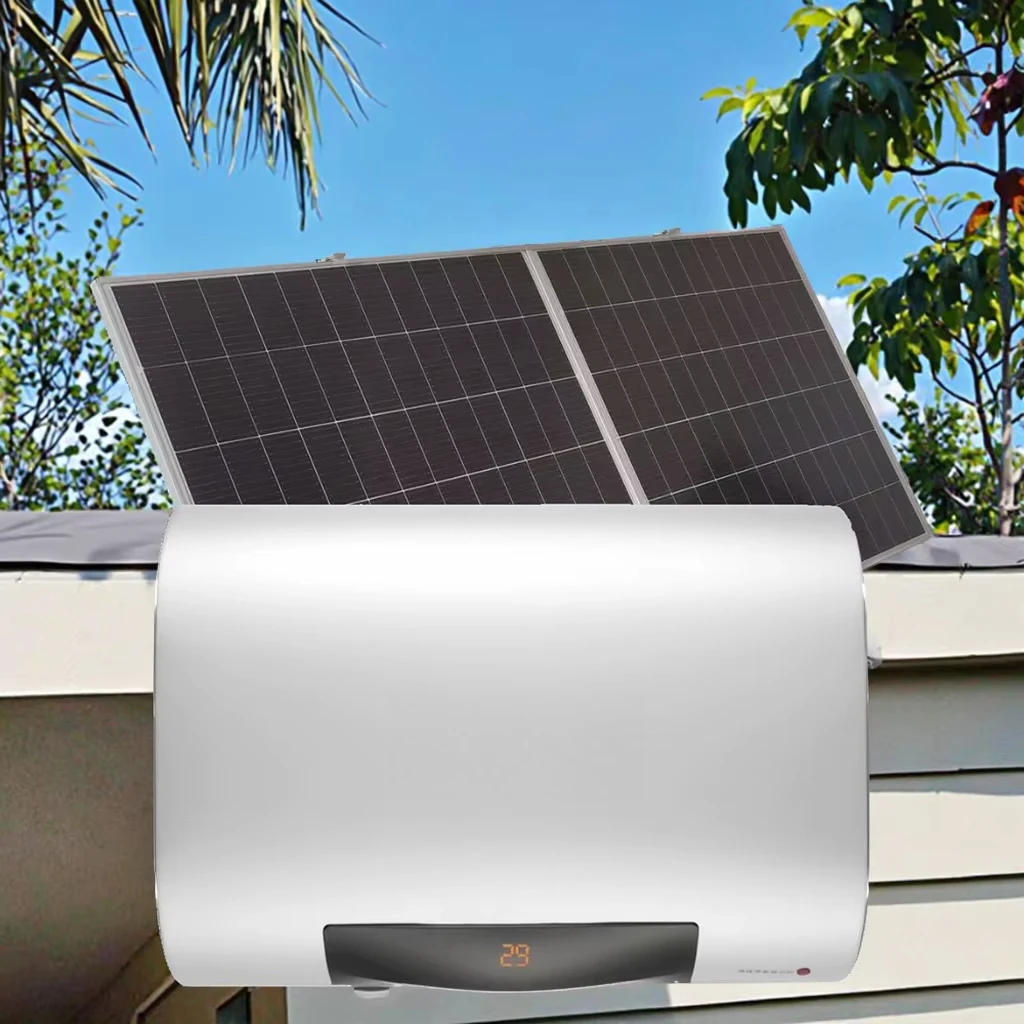 80L High-Efficiency SPCC Intelligent Photovoltaic Solar Water Heater Energy-Saving Garage Equipment Green Electric