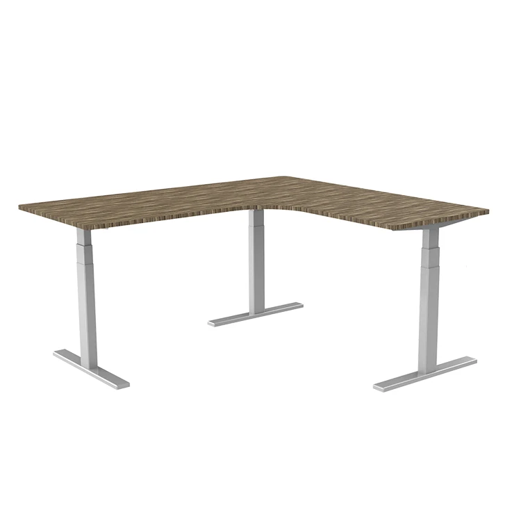 Frame Standing Tables Modern 3-Leg Height-Adjustable Sit Stand Metal Desk