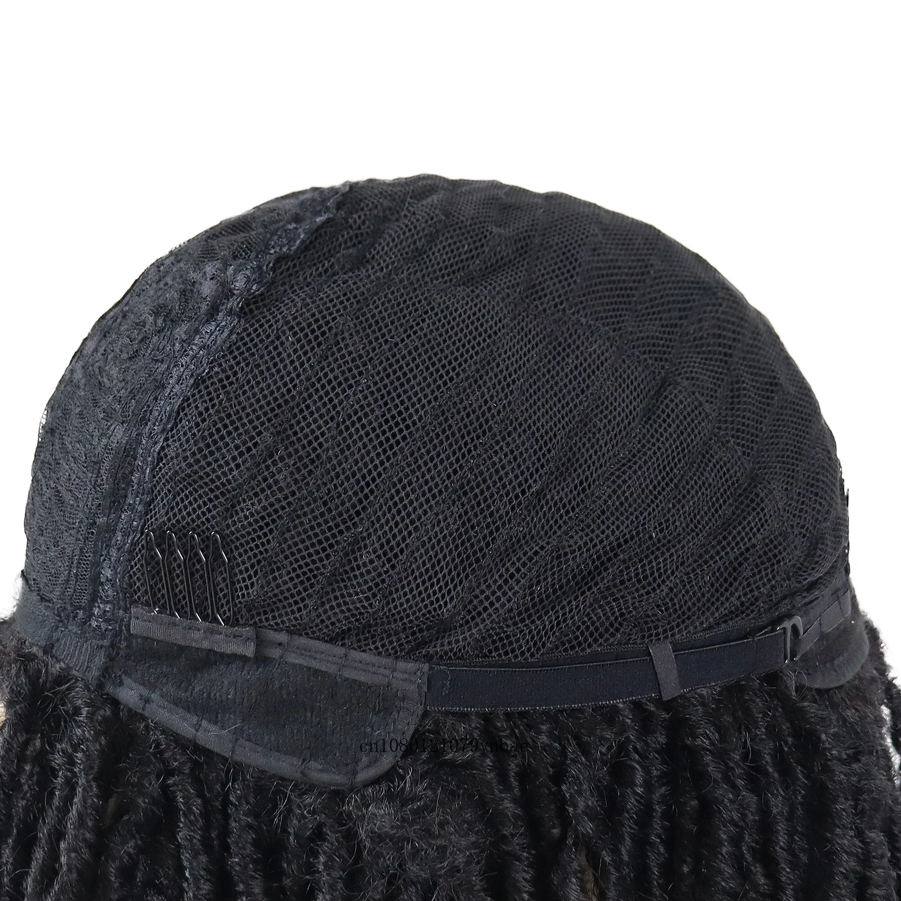 Black Men\'s Wigs Short Synthetic Hair DreadLock Wig with Bangs Braided Hairstyles Fluffy Haircuts Halloween Costume Wigs Cosplay