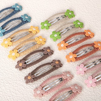 20pcs Random Color Daisy Flowers BB Clip Hair Clips for Baby Girls Kids Hairpins Sweet Cute Trendy Hair Accessories Gifts Set