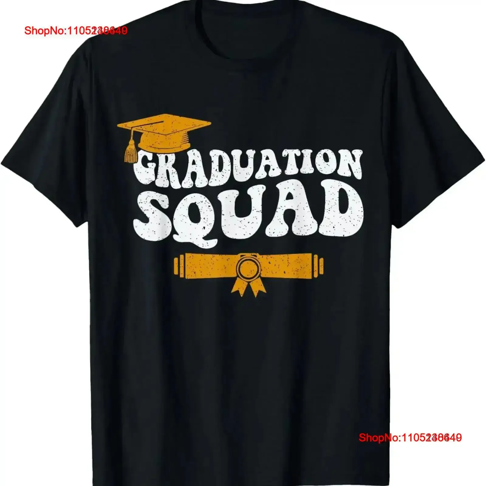 Grad Squad Class Of 2025 Graduation T Shirt vintage Washed Soft Breathable Casual Stylish Versatile Comfortable Slightly