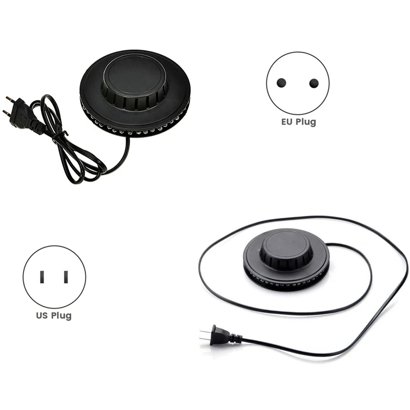 48led,rgbパーティー用のミニウォールライト,8W EUソケット,装飾バックライト,インストールが簡単