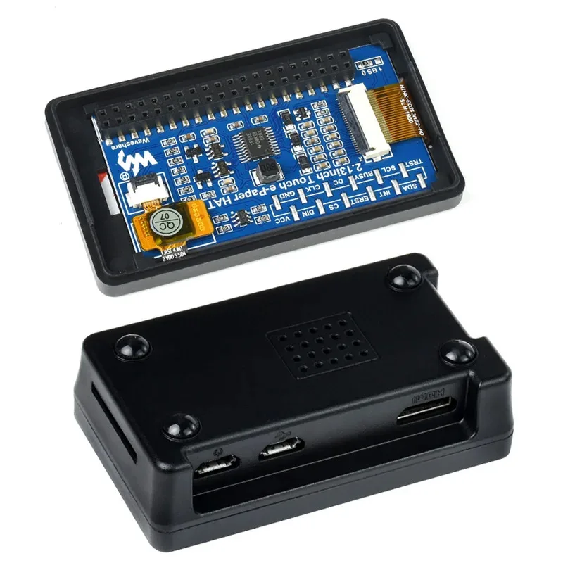 لوحة توسيع وحدة عرض شاشة الحبر الإلكترونية بشاشة تعمل باللمس مقاس 2.13 بوصة، مناسبة لسلسلة Raspberry Pi Zero