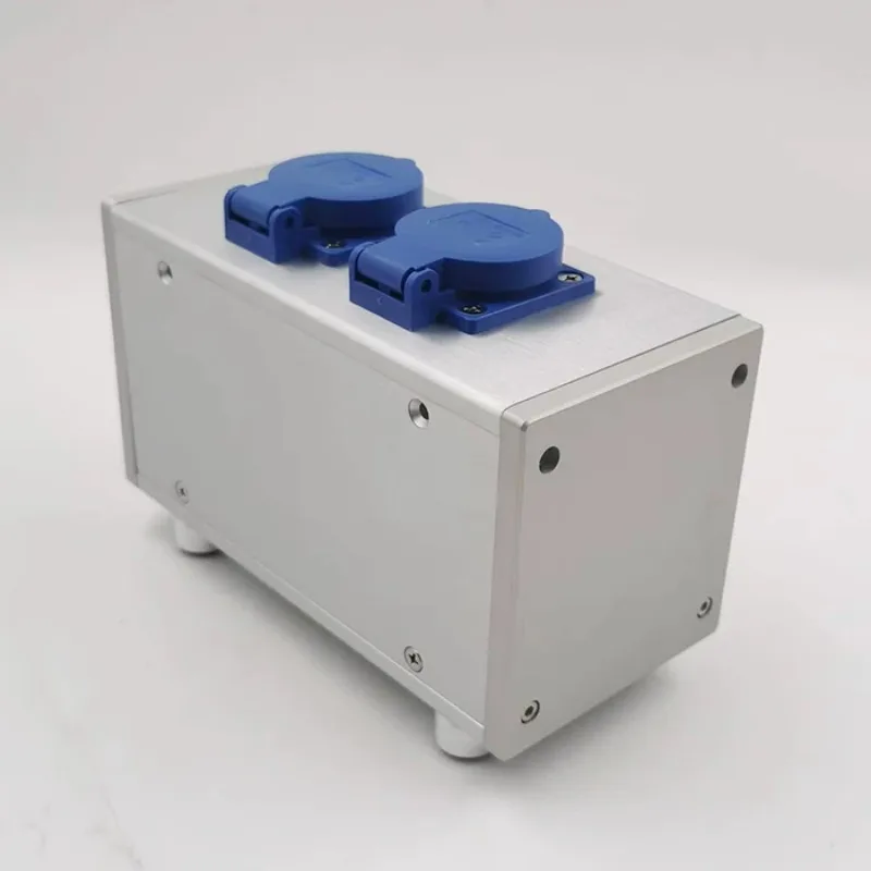 All-aluminum Power Amplifier Chassis, Fever Audio American European Standard Power Supply Filter Shell, Socket Socket, Panel