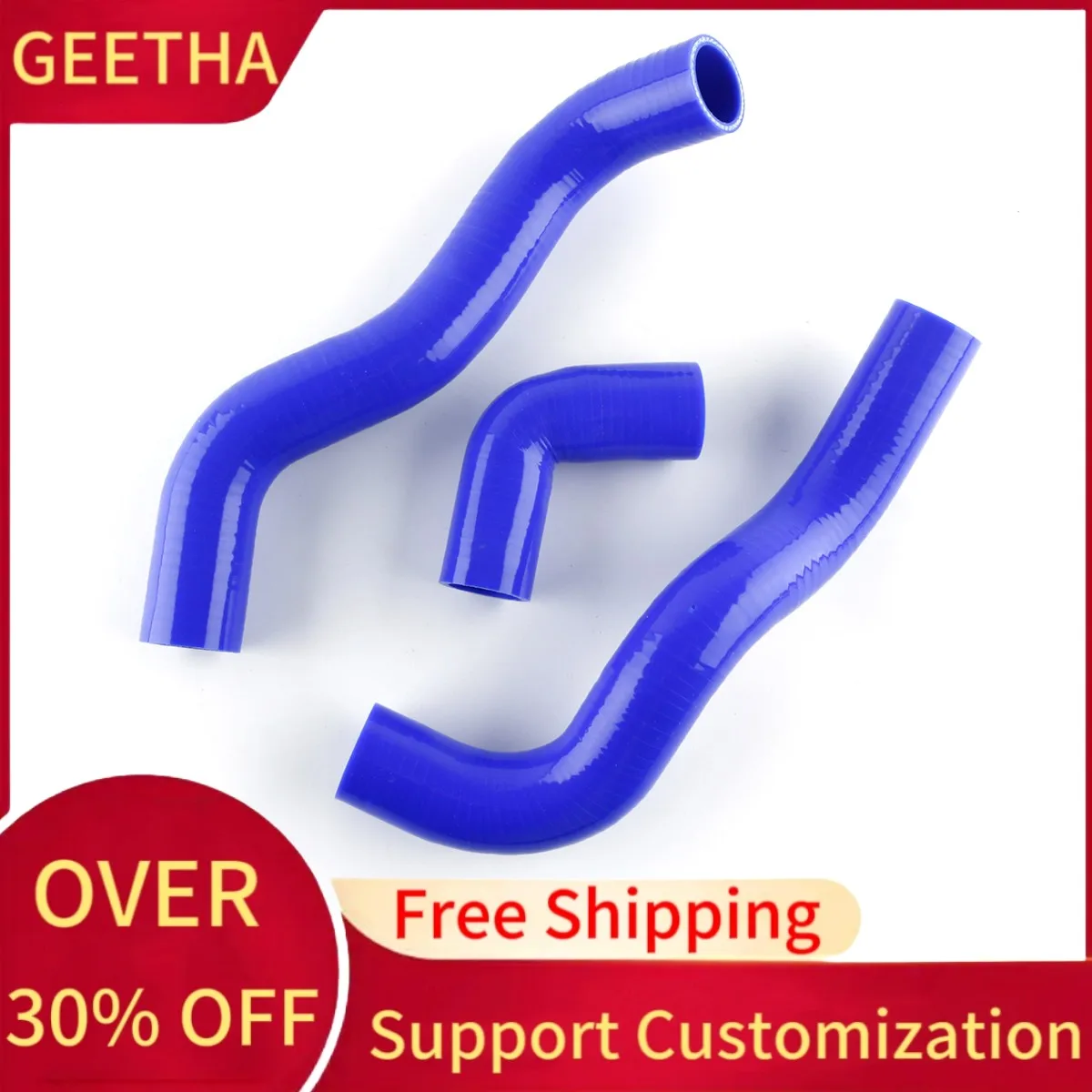 Silicone Radiator hose Pipe Kit For FIAT UNO 1.3 IE TURBO MK1 85-91