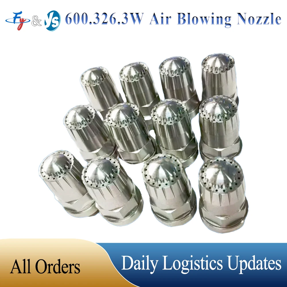 Premium High-Pressure Pneumatic Cleaning Spray Head, 600.326.3W Stainless Steel Multi-Hole Circular Blowing Nozzle