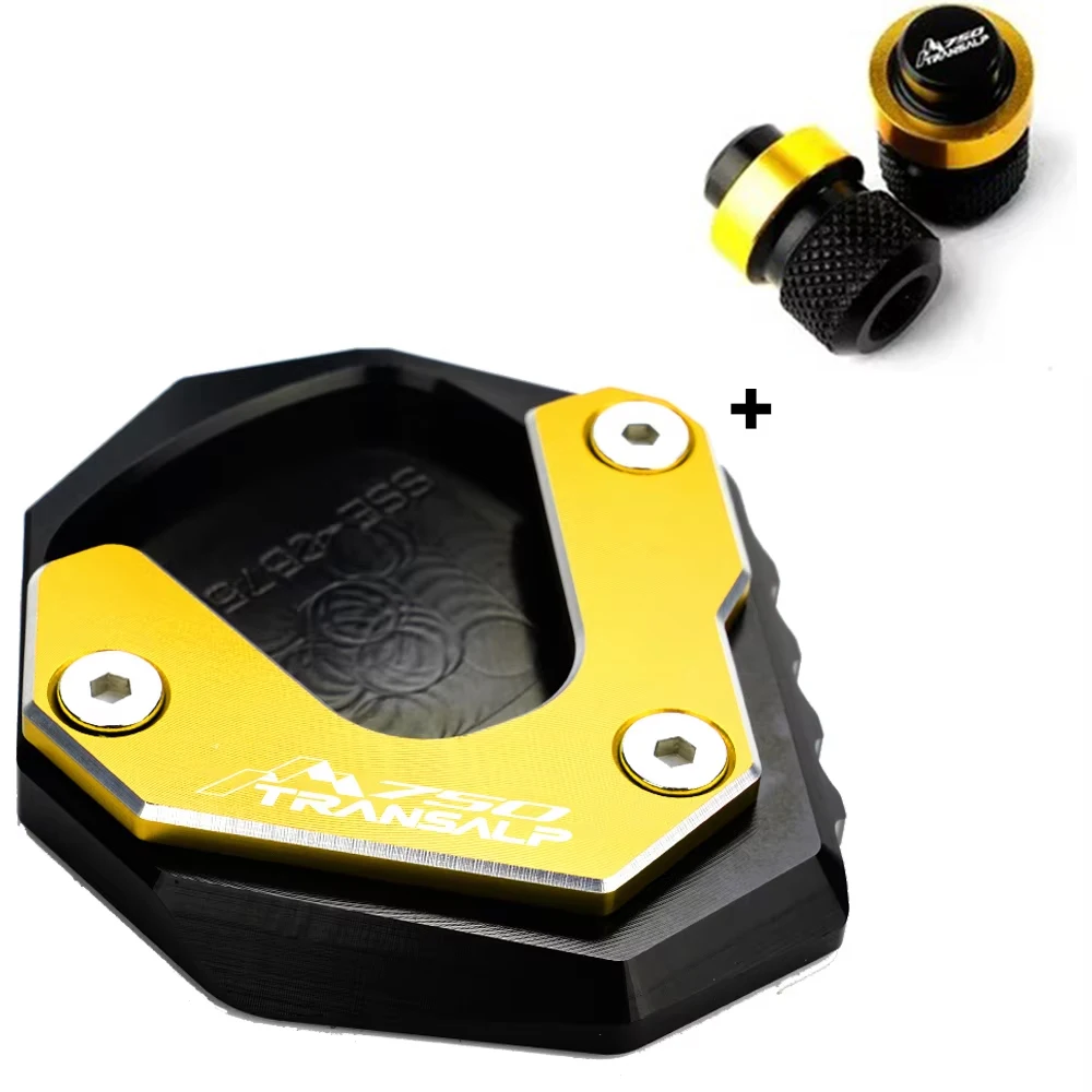 Fit For HONDA TRANSALP750 XL 750 TRANSALP 750 XL750 2024 2023 Motorcycle Accessories Foot Side Stand Kickstand Enlarger Pad