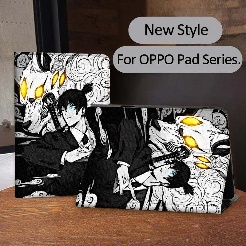 

Chainsaw Man Illustration Tablet Case For OPPO Pad 2 3 4 11 SE X Air 2 Neo Pro 12.1 10.36 11 11.4 13.2 Inch