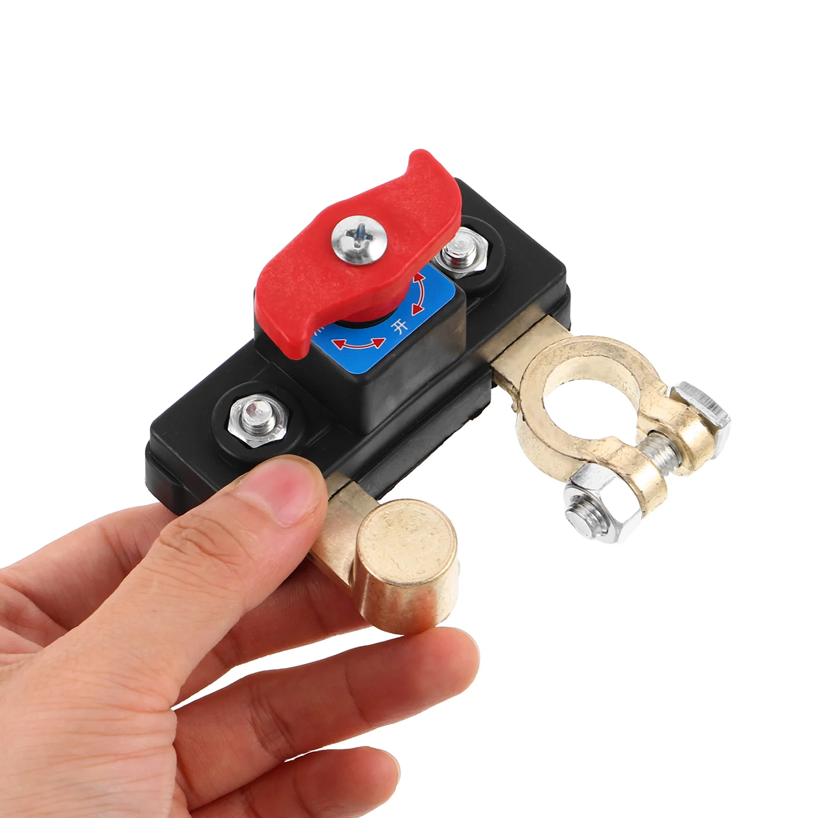 

2pcs Switch Isolator Heavy Duty Disconnect For Car Marine Rv Truck, Anti-Leakage Cut Off Clamp, Universal Terminal Shut