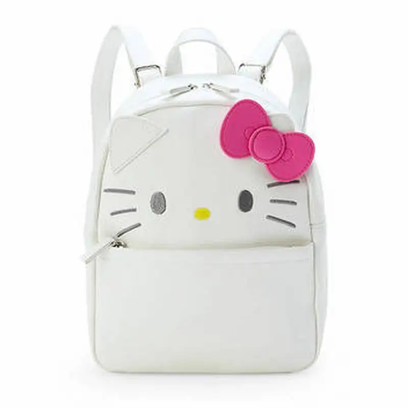 Miniso Disney Sanrio Pu Leather Sanrio Kawaii Melody Kuromi Cartoon Mini Backpack Women\'S Backpack Storage Bag Birthday Gift