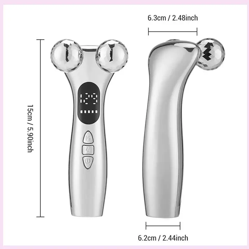 B25B Facial Beauty Device Electric Facial Slimming Rollor Face Slimming Roller Massager