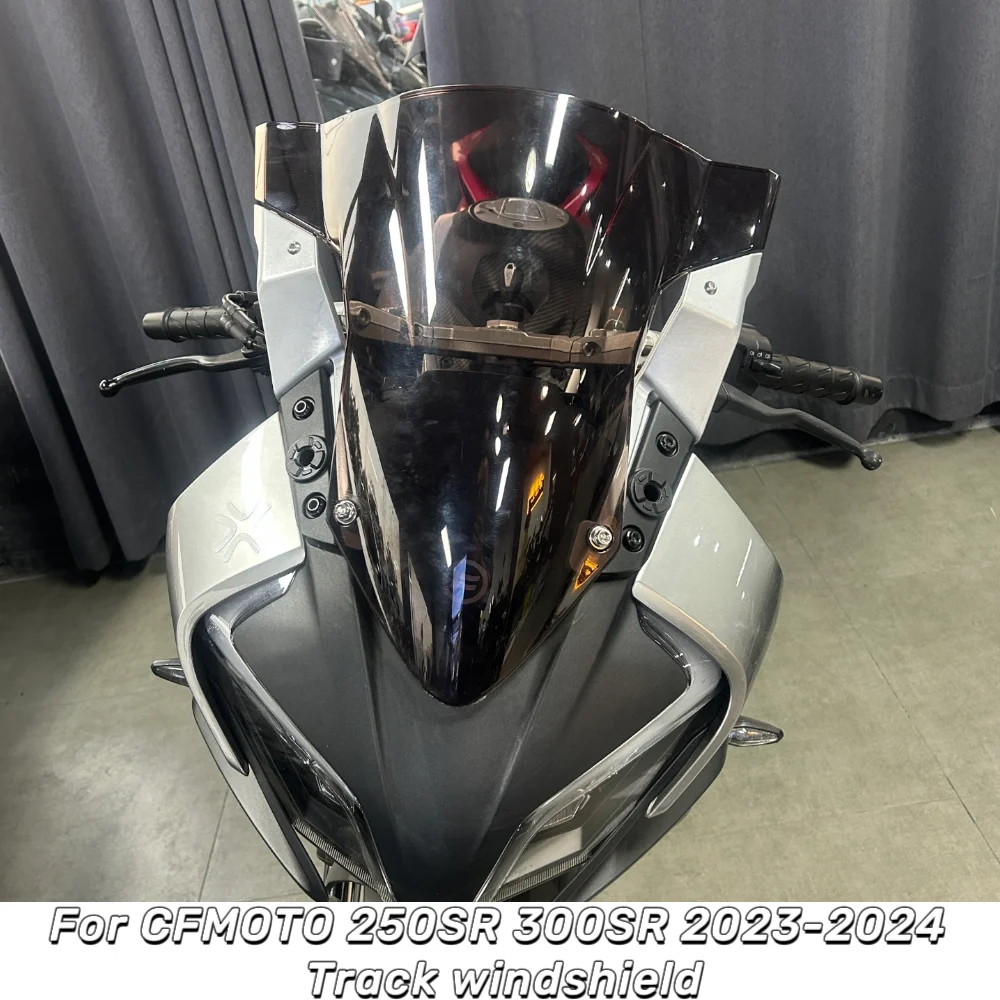 

For CFMOTO 250SR 300SR 2023-2024 Modified Track Edition Decorative Front Windshield Motorcycle Accessories