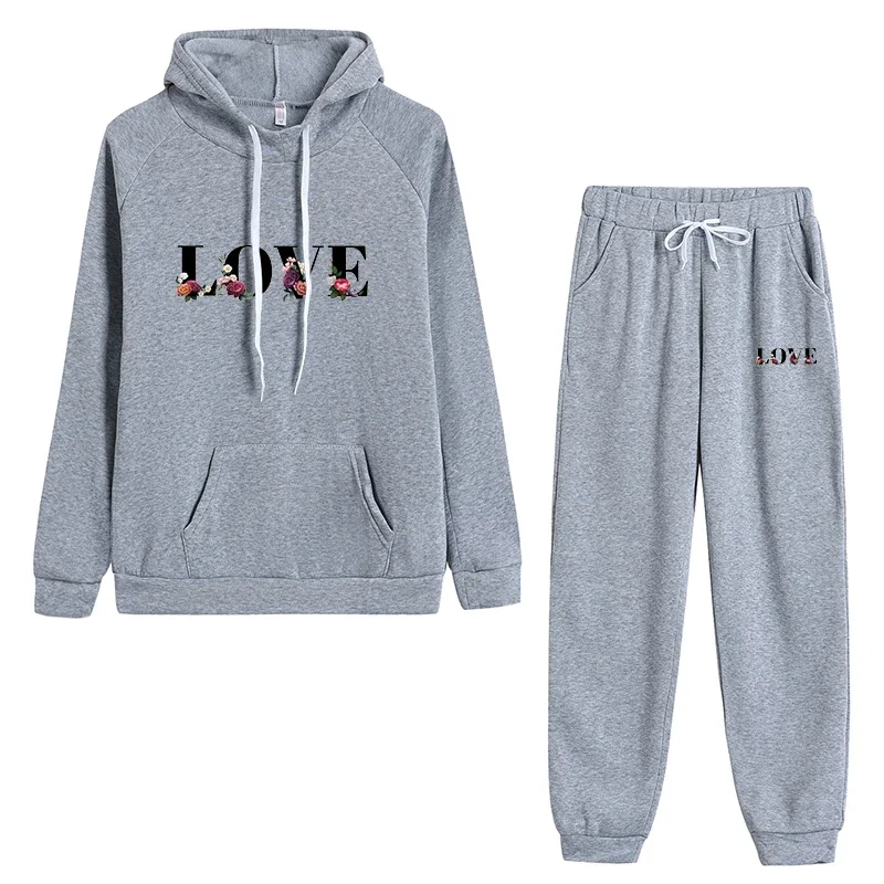 

Women's Tracksuit Autumn Winter Two Piece Set for Women Drawstring Hooded Suit Quality Comfortable Casual Pullover Fashion Daily