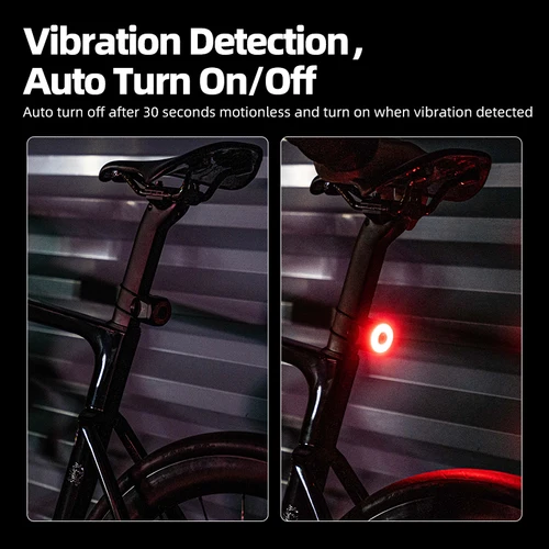 Imagen 2 del producto Choice XOSS XR Pro luz trasera XRpro Team Sync detección de freno automático bicicleta lámpara trasera luz LED recargable impermeable ciclismo