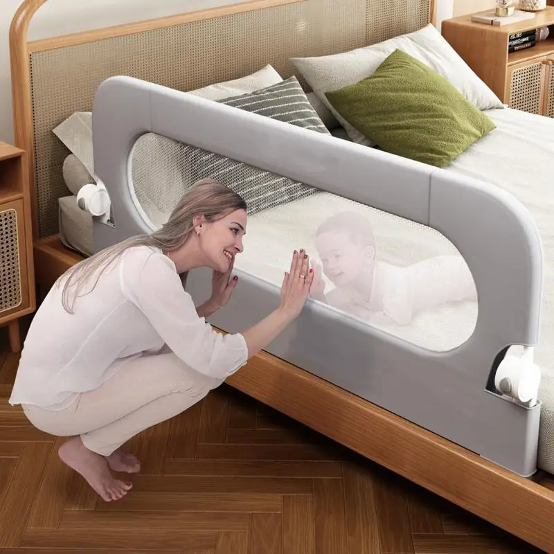 Bed guard baby safety guard infant anti-falling barrier one-way bed guard enclosure children's convenient guard side