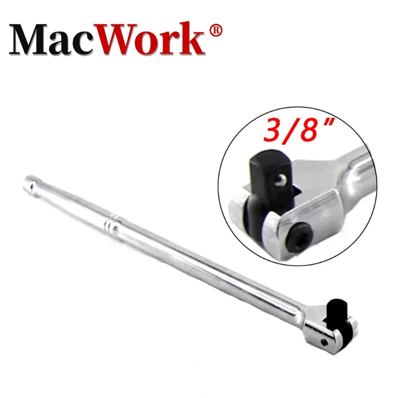 

10 inch Socket Wrench Heavy Duty 250MM Length Breaker Bar Use for Stubborn Nuts and Bolts 3/8 inch Drive Wrench Toughbuilt Tools