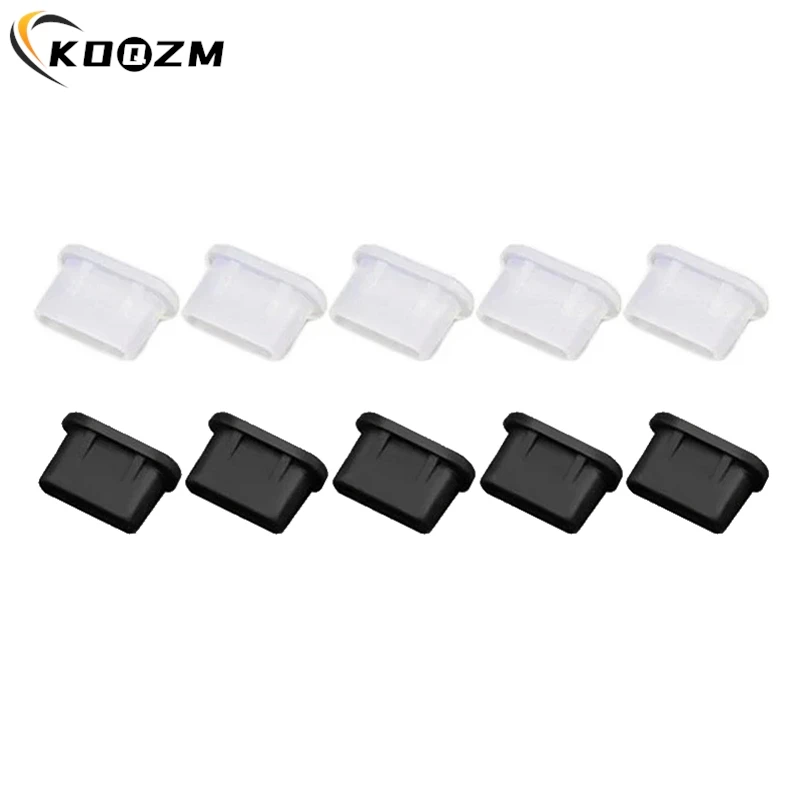 5/10PCS Mobile Phone USB Type C Dust Plugs Silicone USB Phone Charging Port Protective Cover Dust Protector Stopper Dustproof