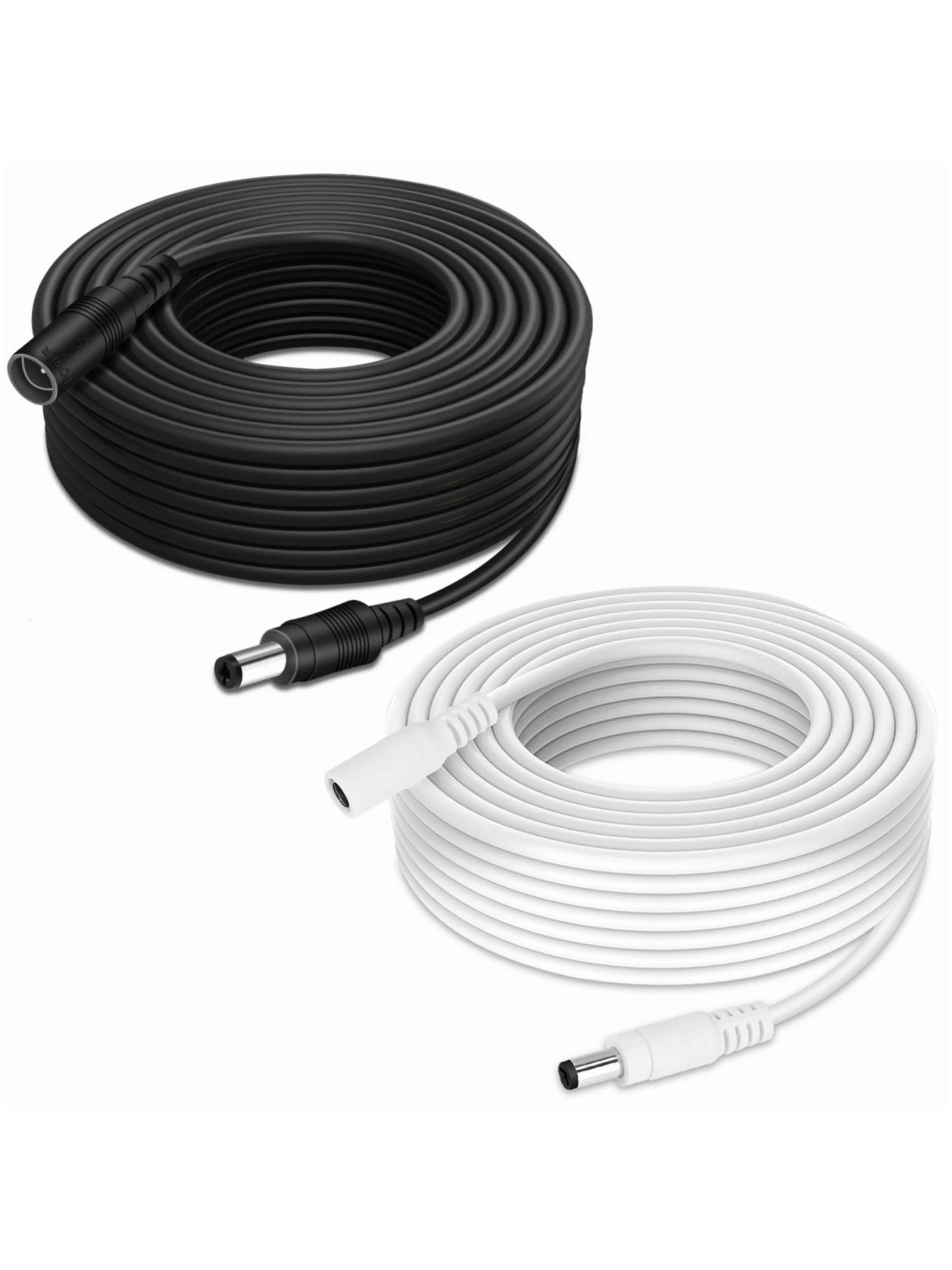 DC Power Extension Cable Pure Copper DC 12V Power Adapter Extension Cord 5.5mm x 2.1mm for CCTV Security Camera