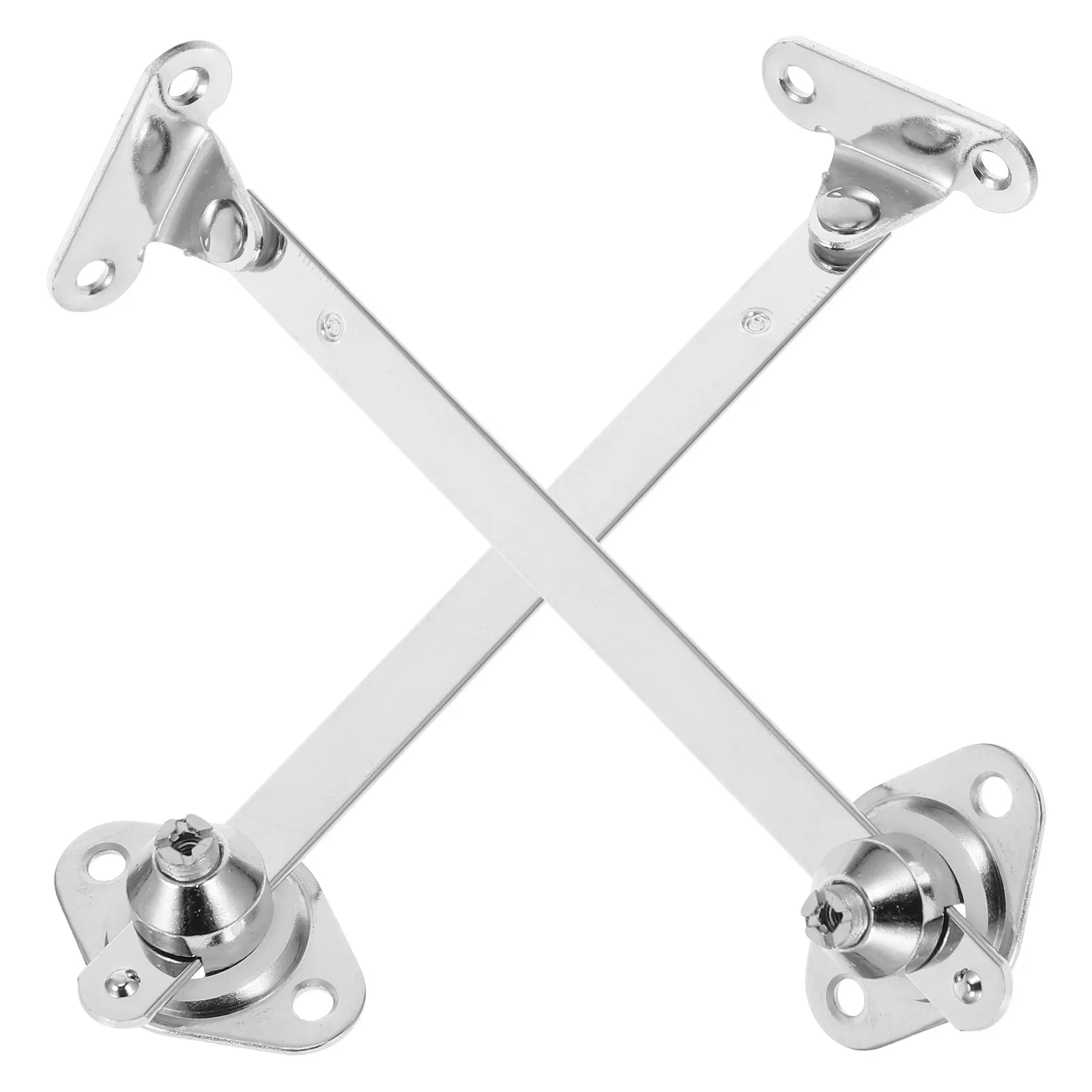 2Pcs Cabinet Door Support Rod Stainless Steel Flip-Down Hinge Bars for Kitchen Furniture Cupboard Soft Close Lid Lift Damper