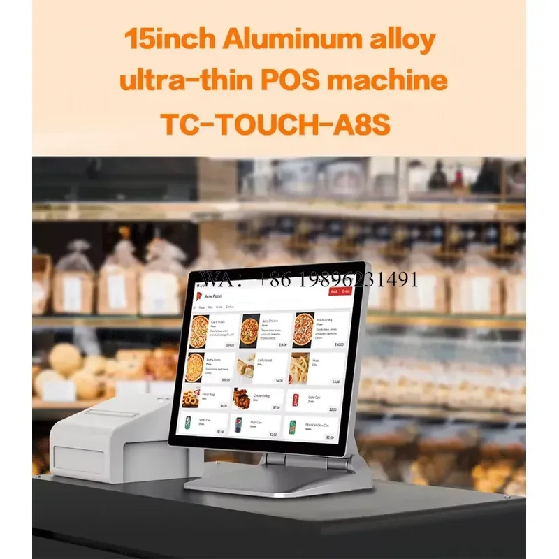 A8S Windows Pos Systems Supermarket Cash Register for Retail Items