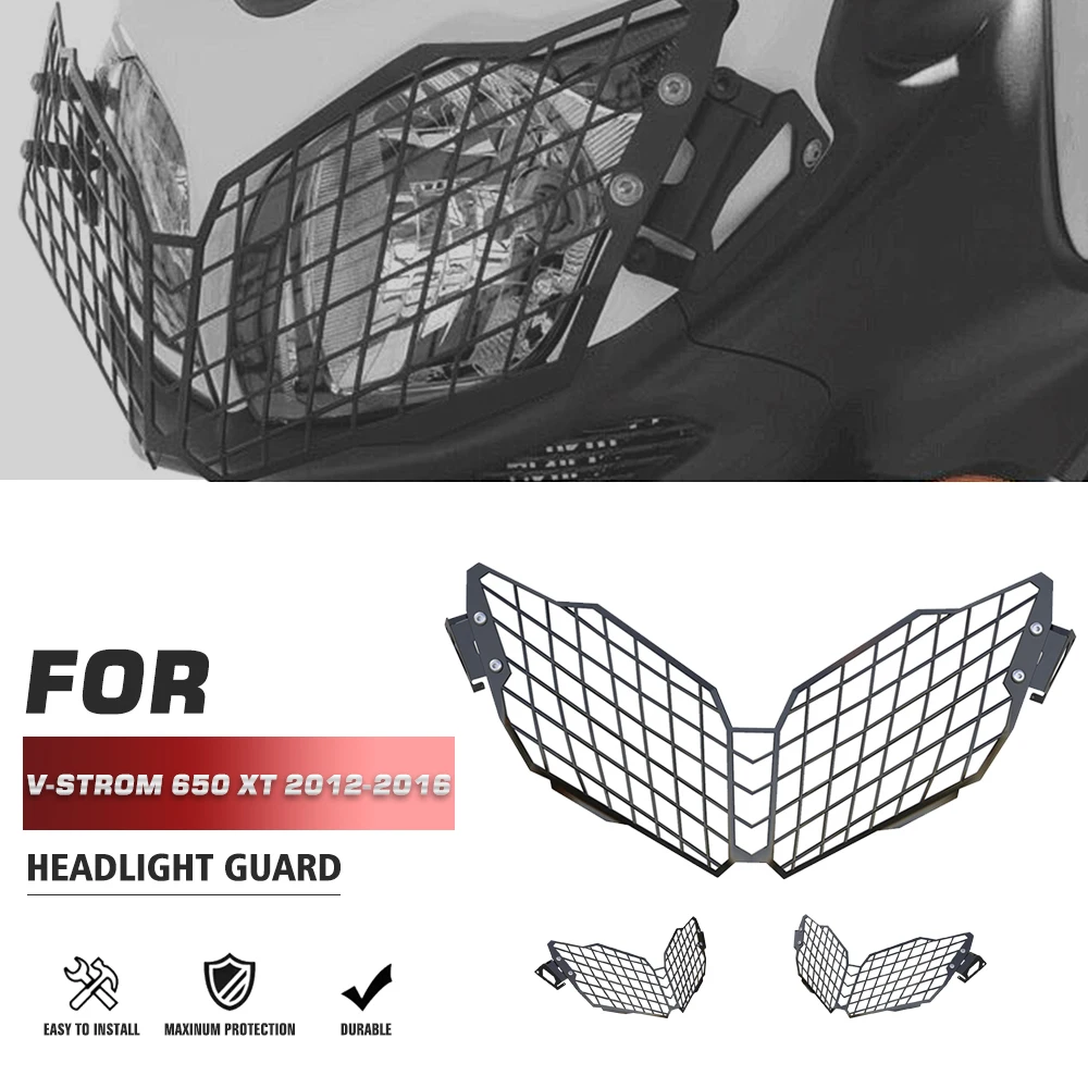 Motorcycle Accessories Headlight Guard Grille Protection Cover For Suzuki V-Strom 650 XT VStrom650 VStrom 650XT 2012 2013 -2016